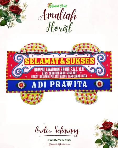 Papan Bunga Ucapan Selamat Tracap
