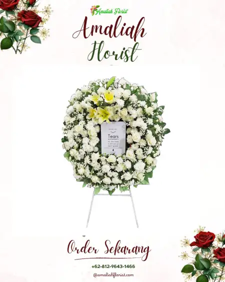 Krans Bunga Duka Tracap